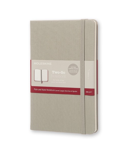 MOLESKINE（モレスキン）の「モレスキン ノート TWOGO ノートブック ミディアムサイズ（手帳/メモ帳）」 WEAR