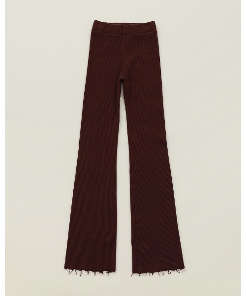 TODAYFUL(トゥデイフル)の「カットオフリブレギンス(レギンス/スパッツ・レディース・キナリ/ブラウン・FREE)」の6枚目の写真