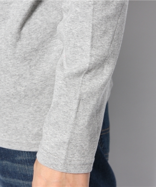 WEGO(ウィゴー)の「WEGO/フライスハイネックTシャツ(Tシャツ/カットソー・メンズ・ホワイト/ブラック/杢グレー・MEDIUM/LARGE)」の8枚目の写真