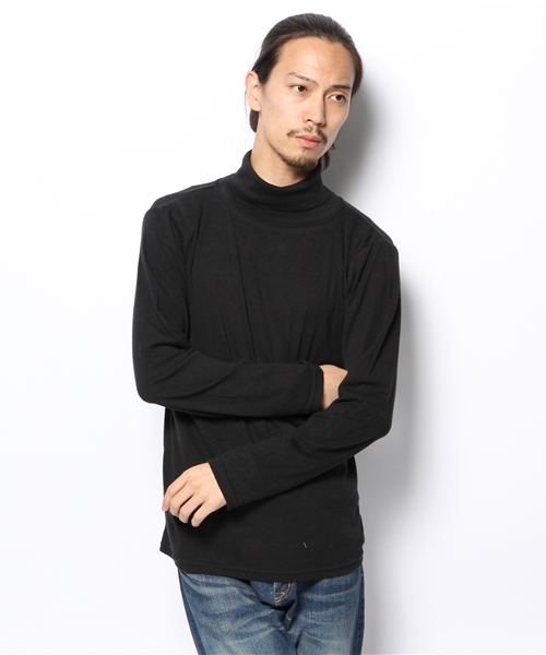 WEGO(ウィゴー)の「WEGO/フライスハイネックTシャツ(Tシャツ/カットソー・メンズ・ホワイト/ブラック/杢グレー・MEDIUM/LARGE)」の13枚目の写真