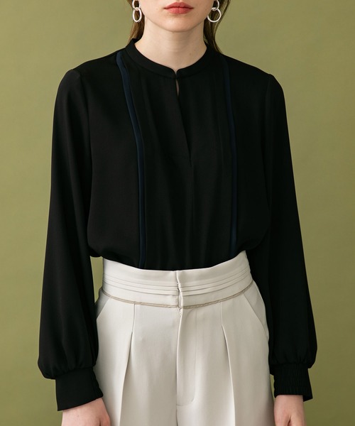 UNITED TOKYO(ユナイテッドトウキョウ)の「ダブルタックボリュームスリーブ ブラウス(シャツ/ブラウス・レディース・アイボリー/ライトグリーン/ピンク/ブラック・0)」の22枚目の写真