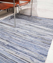 B.I.D.（ビーアイディー）の「《DENIM CHINDY CENTER RUG(180×130)》（ラグ/マット）」