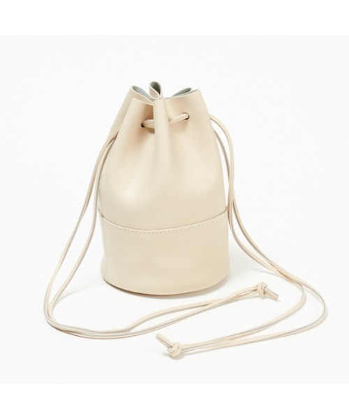 flower（フラワー）の「ヌードレザーバッグ２（ショルダーバッグ・レディース・アイボリー・FREE）」の4枚目の写真