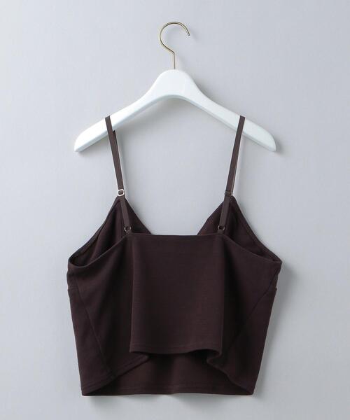 6(ロク)の「<6(ROKU)>CAMISOLE/キャミソール(キャミソール・レディース・ライム/ブラウン・FREE)」の8枚目の写真