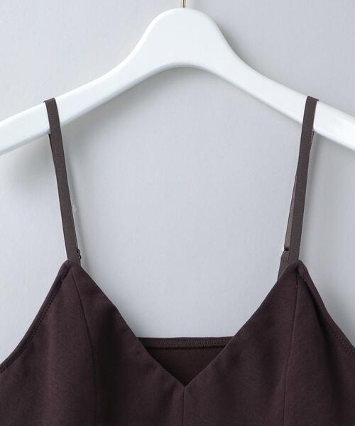 6(ロク)の「<6(ROKU)>CAMISOLE/キャミソール(キャミソール・レディース・ライム/ブラウン・FREE)」の7枚目の写真