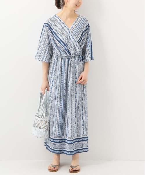 セール ラッププリントワンピース ワンピース B C Stock ベーセーストック のファッション通販 Zozotown