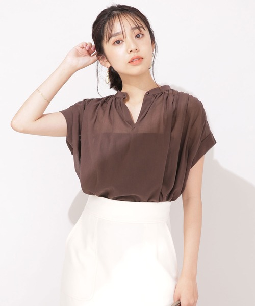 セール コットンシフォンブラウス シャツ ブラウス Nano Universe ナノユニバース のファッション通販 Zozotown