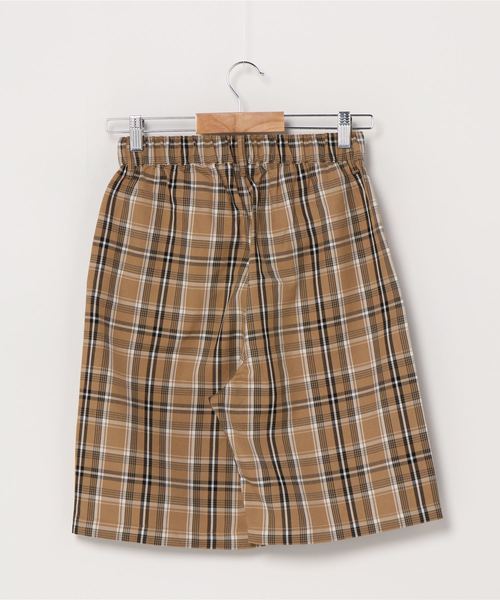 WEGO（ウィゴー）の「WEGO/チェックハーフパンツ（その他パンツ・レディース・ベージュ系その他2・FREE）」の2枚目の写真