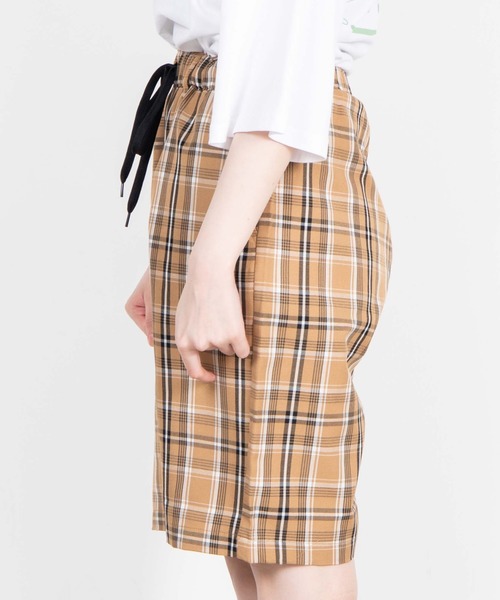 WEGO（ウィゴー）の「WEGO/チェックハーフパンツ（その他パンツ・レディース・ベージュ系その他2・FREE）」の7枚目の写真