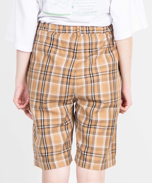 WEGO（ウィゴー）の「WEGO/チェックハーフパンツ（その他パンツ・レディース・ベージュ系その他2・FREE）」の8枚目の写真