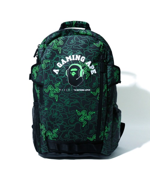 A BATHING APE（アベイシングエイプ）の「BAPE X RAZER BACKPACK