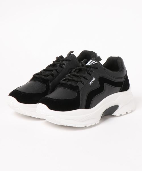 SpRay（スプレイ）の「厚底スニーカー（スニーカー・レディース・ブラック/ベージュ/アイボリー・SMALL/MEDIUM/LARGE）」の21枚目の写真