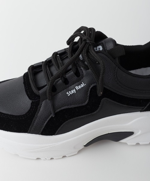 SpRay（スプレイ）の「厚底スニーカー（スニーカー・レディース・ブラック/ベージュ/アイボリー・SMALL/MEDIUM/LARGE）」の16枚目の写真