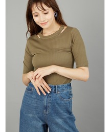 CECIL McBEE | 「チョーカー風カットソー」(Tシャツ/カットソー)