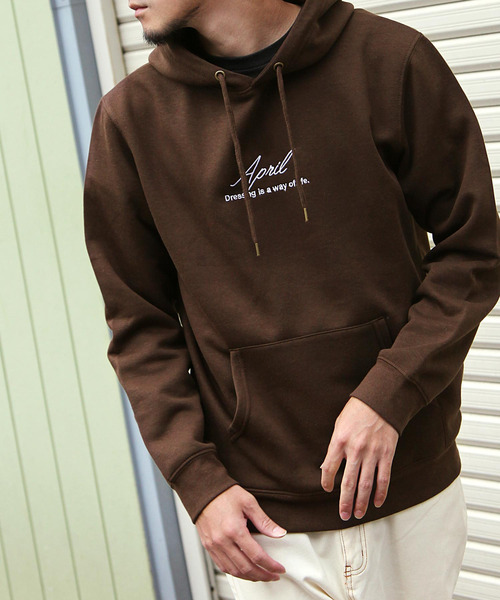 ZIP FIVE（ジップファイブ）の「【ZIP FIVE】プルオーバーパーカー/イラスト/刺繍/ワンポイント（パーカー・レディース・ホワイト/ブラック/ベージュ/ブルー/ブラウン/ネイビー/グレー/ホワイト系/ブラック系/ベージュ系/ブラウン系/グレー系/ホワイト系1/ブラック系1/ベージュ系1/ブラウン系1/グレー系1/ベージュ系2/ブラウン系2/グレー系2/ホワイト系2/ブラック系2/ブルー系/ネイビー系/ブルー系1/ネイビー系1/ブルー系2/ネイビー系2・SMALL/MEDIUM/LARGE/X-LARGE）」の14枚目の写真