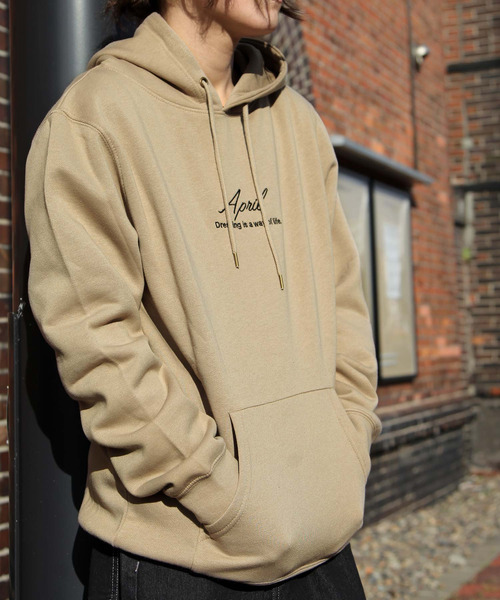 ZIP FIVE（ジップファイブ）の「【ZIP FIVE】プルオーバーパーカー/イラスト/刺繍/ワンポイント（パーカー・レディース・ホワイト/ブラック/ベージュ/ブルー/ブラウン/ネイビー/グレー/ホワイト系/ブラック系/ベージュ系/ブラウン系/グレー系/ホワイト系1/ブラック系1/ベージュ系1/ブラウン系1/グレー系1/ベージュ系2/ブラウン系2/グレー系2/ホワイト系2/ブラック系2/ブルー系/ネイビー系/ブルー系1/ネイビー系1/ブルー系2/ネイビー系2・SMALL/MEDIUM/LARGE/X-LARGE）」の18枚目の写真