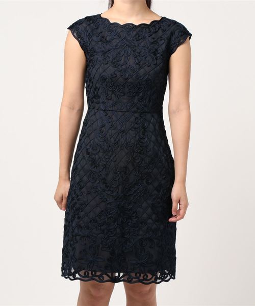 セール ツートンチュールシシュウワンピース ワンピース Anayi アナイ のファッション通販 Zozotown