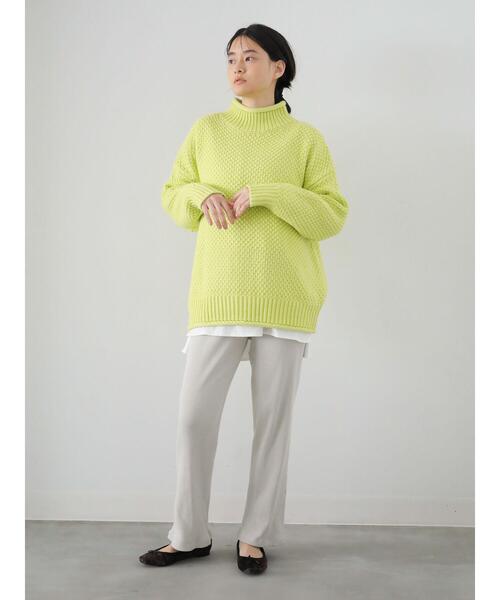 AMERICAN HOLIC（アメリカンホリック）の「リブカットパンツ　〇＊（その他パンツ・レディース・ブラック/ブラウン/グレイッシュベージュ・M/L）」の15枚目の写真