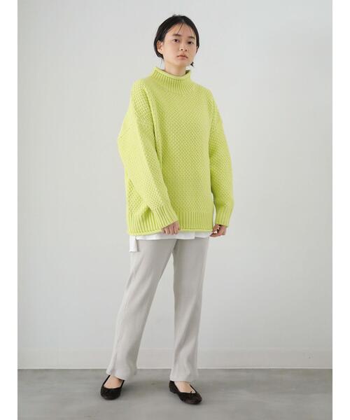 AMERICAN HOLIC（アメリカンホリック）の「リブカットパンツ　〇＊（その他パンツ・レディース・ブラック/ブラウン/グレイッシュベージュ・M/L）」の16枚目の写真