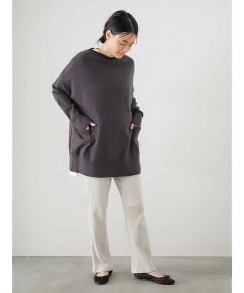 AMERICAN HOLIC（アメリカンホリック）の「リブカットパンツ　〇＊（その他パンツ・レディース・ブラック/ブラウン/グレイッシュベージュ・M/L）」の20枚目の写真