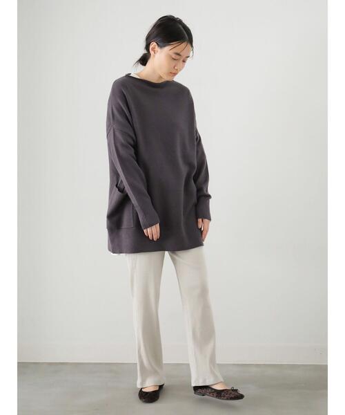 AMERICAN HOLIC（アメリカンホリック）の「リブカットパンツ　〇＊（その他パンツ・レディース・ブラック/ブラウン/グレイッシュベージュ・M/L）」の21枚目の写真