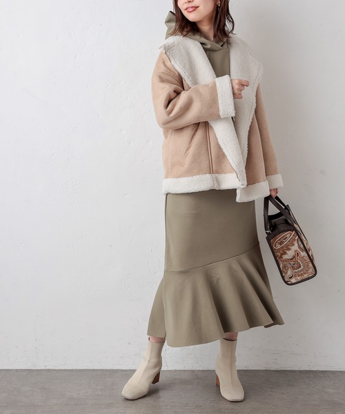 Natural Couture ナチュラルクチュール の Web限定 ダンボールニットフードワンピース Mサイズ ワンピース Wear