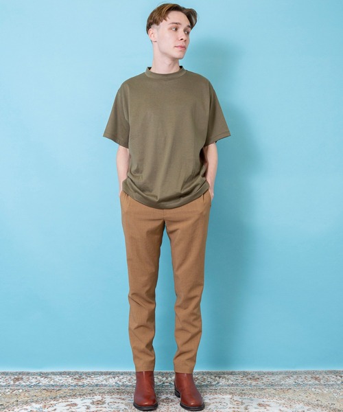 FACTOTUM（ファクトタム）の「【FACTOTUM】コンフォートポプリンリラックススリムパンツ（スラックス・メンズ・ブラウン/ブラック・44/48/46）」の10枚目の写真