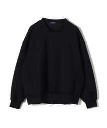 ダブルニットバックジッププルオーバー