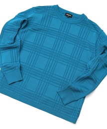 MEN'S BIGI | 10Gリンクスチェック柄ニット(ニット/セーター)