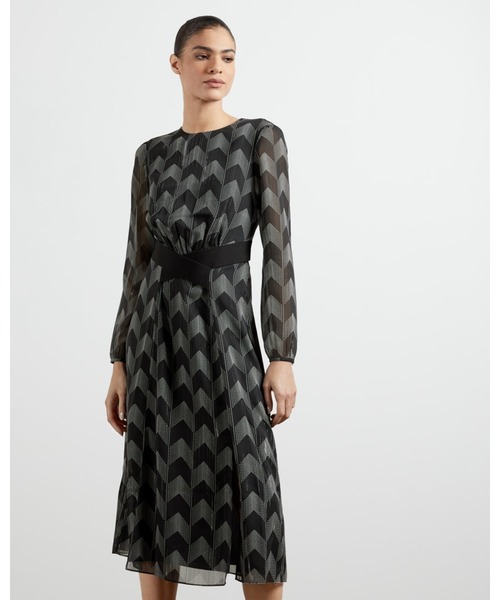 Ted Baker（テッドベーカー）の「ASELLI シックプリント ロングドレス 