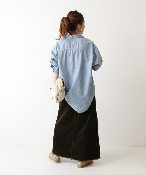 FRAMeWORK（フレームワーク）の「ダンガリーシャツ3◆（シャツ/ブラウス・レディース・ブルー系その他/ネイビー/ホワイト・FREE）」の6枚目の写真