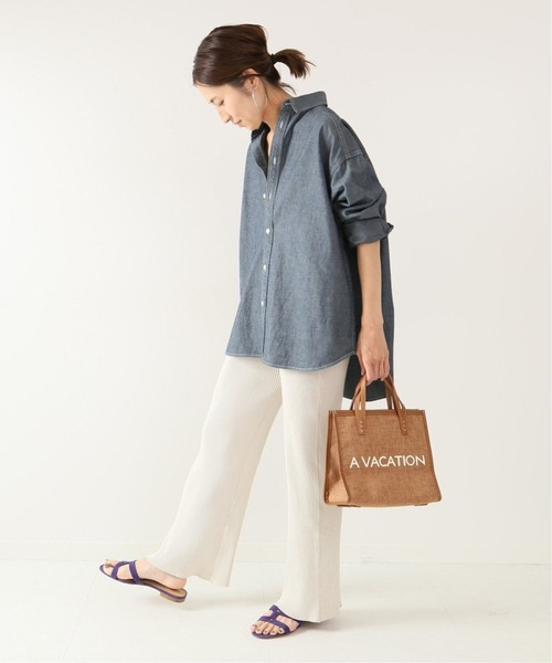 FRAMeWORK（フレームワーク）の「ダンガリーシャツ3◆（シャツ/ブラウス・レディース・ブルー系その他/ネイビー/ホワイト・FREE）」の14枚目の写真