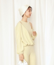 SNIDEL HOME（スナイデルホーム）の「Creamy Touchカシュクールトップス（ルームウェア/パジャマ）」