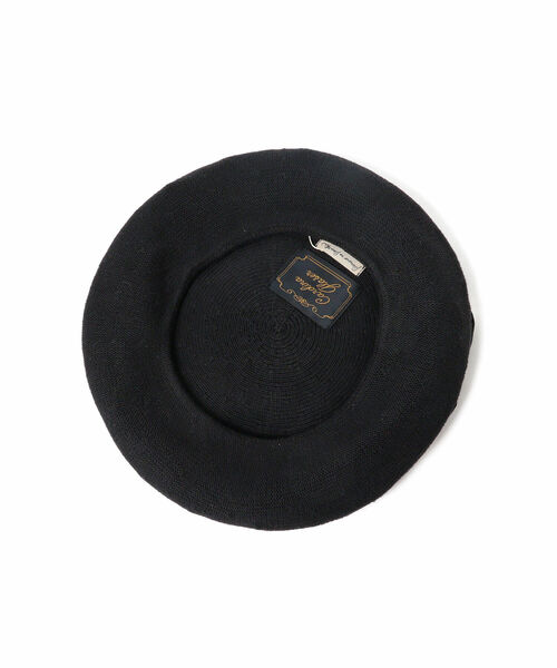 CAROLINA GLASER（カロリナ グレイサー）の「Barairo no Boushi × CAROLINA GLASER / ドットシフォン ベレー帽（キャップ・レディース・ブラック・ONE SIZE）」の5枚目の写真