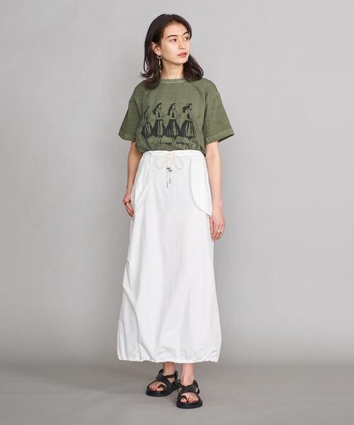 TheOpen Product（ザオープンプロダクト）の「＜TheOpen Product＞パッチポケットスカート（スカート・レディース・ホワイト・FREE）」の5枚目の写真