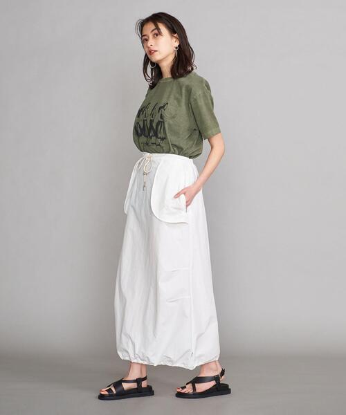 TheOpen Product（ザオープンプロダクト）の「＜TheOpen Product＞パッチポケットスカート（スカート・レディース・ホワイト・FREE）」の6枚目の写真
