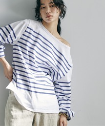 LEMINOR（ルミノール）の「【Le minor】ボーダービッグシルエットカットソー/別注（Tシャツ/カットソー）」