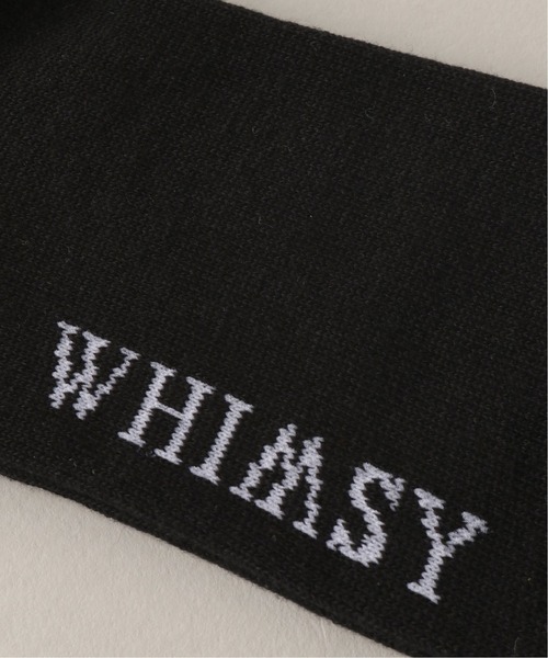 Whimsy（ウィムジー）の「【Whimsy / ウィムジー】 MARIOT SOCKS（ソックス/靴下・メンズ・ホワイト/ブラック・FREE）」の4枚目の写真