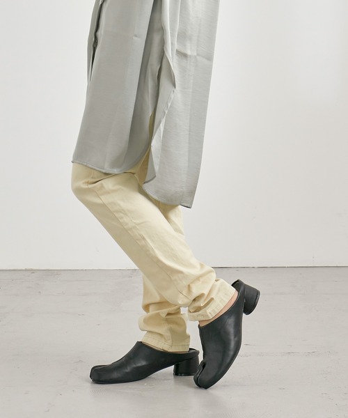 Fashion Letter（ファッションレター）の「ストレッチツイルスキニーパンツ（その他パンツ・レディース・ブラック/ベージュ/カーキ/チャコール/キナリ・M/LL/3L/4L/L）」の21枚目の写真