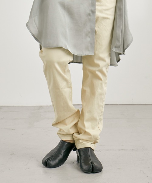 Fashion Letter（ファッションレター）の「ストレッチツイルスキニーパンツ（その他パンツ・レディース・ブラック/ベージュ/カーキ/チャコール/キナリ・M/LL/3L/4L/L）」の22枚目の写真