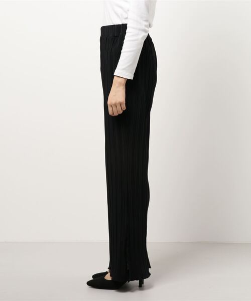 INTERPLANET(インタープラネット)の「カットプリーツパンツ(その他パンツ・レディース・ブラック/グレー/キャメル・FREE)」の4枚目の写真