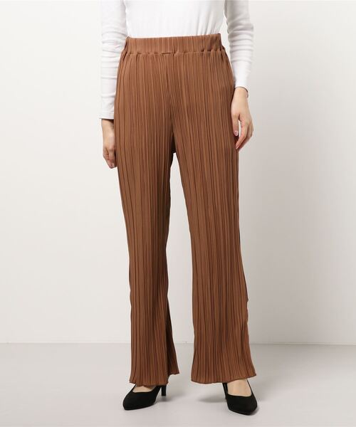 INTERPLANET(インタープラネット)の「カットプリーツパンツ(その他パンツ・レディース・ブラック/グレー/キャメル・FREE)」の12枚目の写真