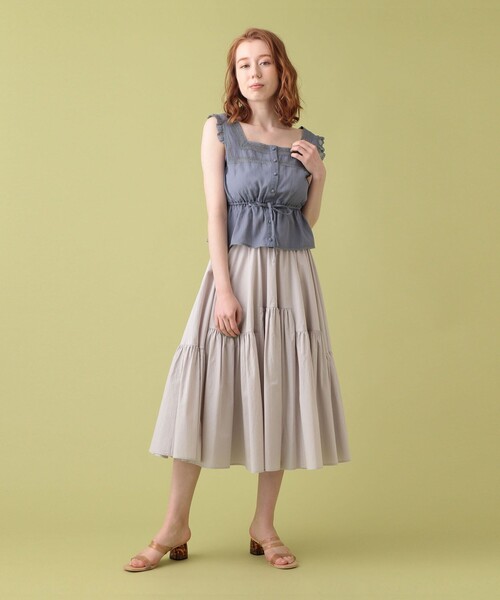 DEICY（デイシー）の「ストライプレースブラウス（シャツ/ブラウス 