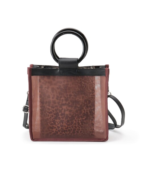 THE SHOP TK （ザ ショップ ティーケー ）の「◆【VERY6月号掲載】4WAYチュールバッグ（ハンドバッグ・レディース・ブラック/オフホワイト/ブラウン系・99）」の10枚目の写真