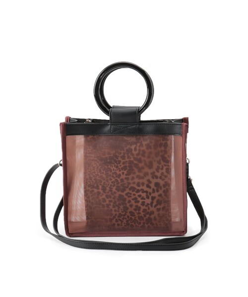 THE SHOP TK （ザ ショップ ティーケー ）の「◆【VERY6月号掲載】4WAYチュールバッグ（ハンドバッグ・レディース・ブラック/オフホワイト/ブラウン系・99）」の14枚目の写真