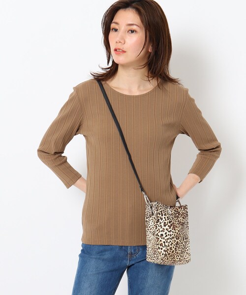 THE SHOP TK （ザ ショップ ティーケー ）の「◆【VERY6月号掲載】4WAYチュールバッグ（ハンドバッグ・レディース・ブラック/オフホワイト/ブラウン系・99）」の8枚目の写真