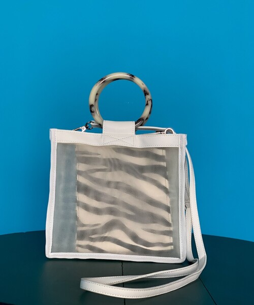 THE SHOP TK （ザ ショップ ティーケー ）の「◆【VERY6月号掲載】4WAYチュールバッグ（ハンドバッグ・レディース・ブラック/オフホワイト/ブラウン系・99）」の19枚目の写真