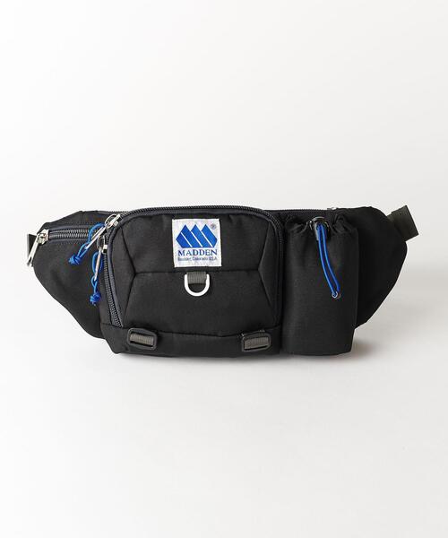 MADDEN（メデン）の「【別注】 ＜MADDEN（メデン）＞ WAIST BAG/バッグ（ボディバッグ/ウエストポーチ・メンズ・ブラック/オフホワイト・FREE）」の2枚目の写真