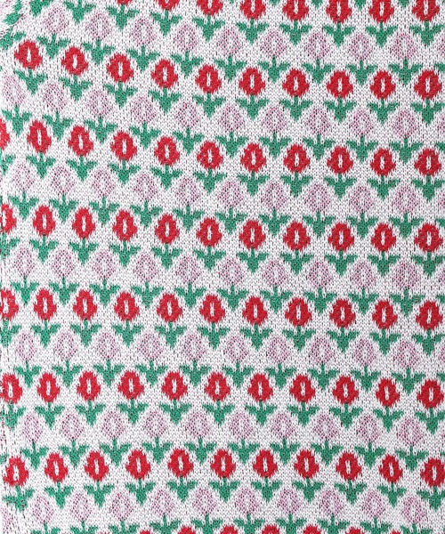 WC（ダブル シー）の「フラワーパール半袖カーディガン（カーディガン/ボレロ・レディース・ホワイト・FREE）」の6枚目の写真