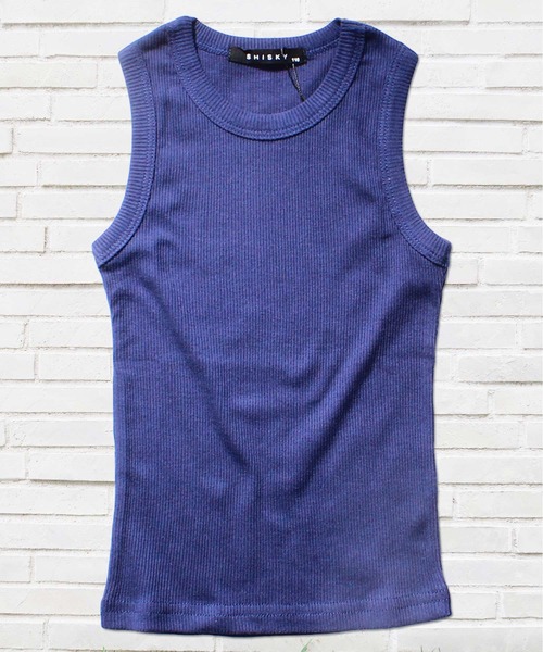 THE CASUAL(カジュアル)の「無地 ボーダー テレコタンクトップ キッズ(タンクトップ・キッズ・ネイビー/杢グレー/モカ/ベージュ/オフホワイト/ブラック/カーキ系/グレー系/グレー系1/カーキ/ブラウン系/チャコール・160cm/150cm/140cm/120cm/110cm/100cm/130cm)」の12枚目の写真